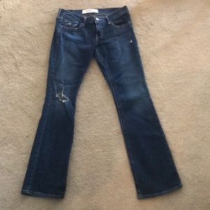 Boot cut Distressed Hollister jeans
